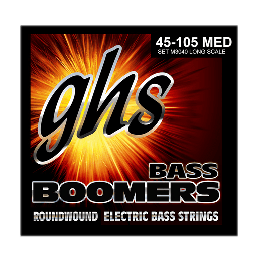 GHS 3040 Bass Boomers Medium Scale Regular Electric Bass Strings