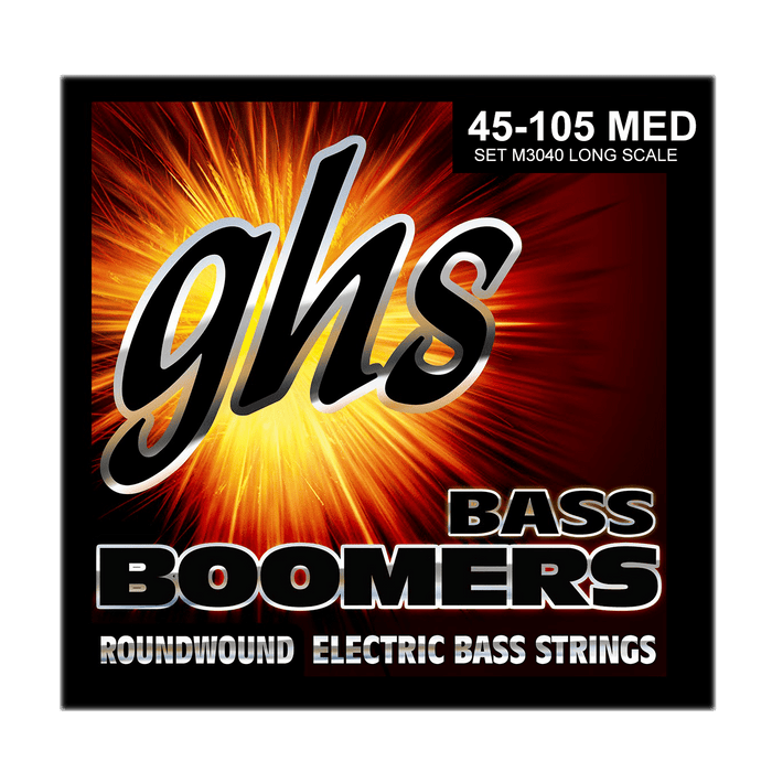 GHS 3040 Bass Boomers Medium Scale Regular Electric Bass Strings