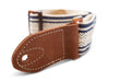 Taylor Academy Strap White/Blue Jacquard Cotton 2" 