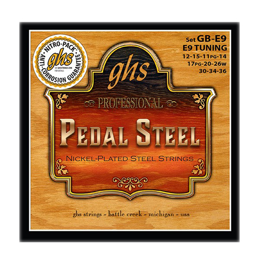 GHS GB-E9 Boomers E9 Tuning Pedal Steel Strings