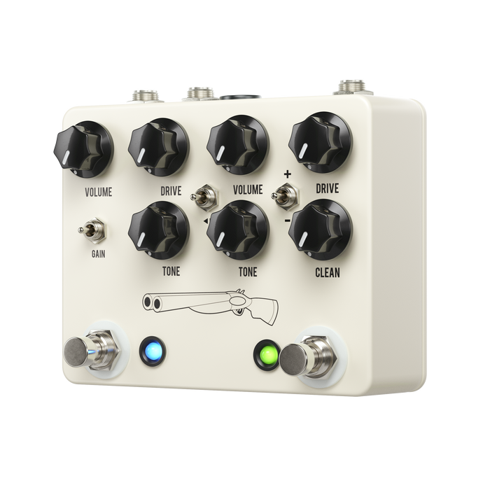 JHS Double Barrel V4 2-in-1 Dual Overdrive Pedal