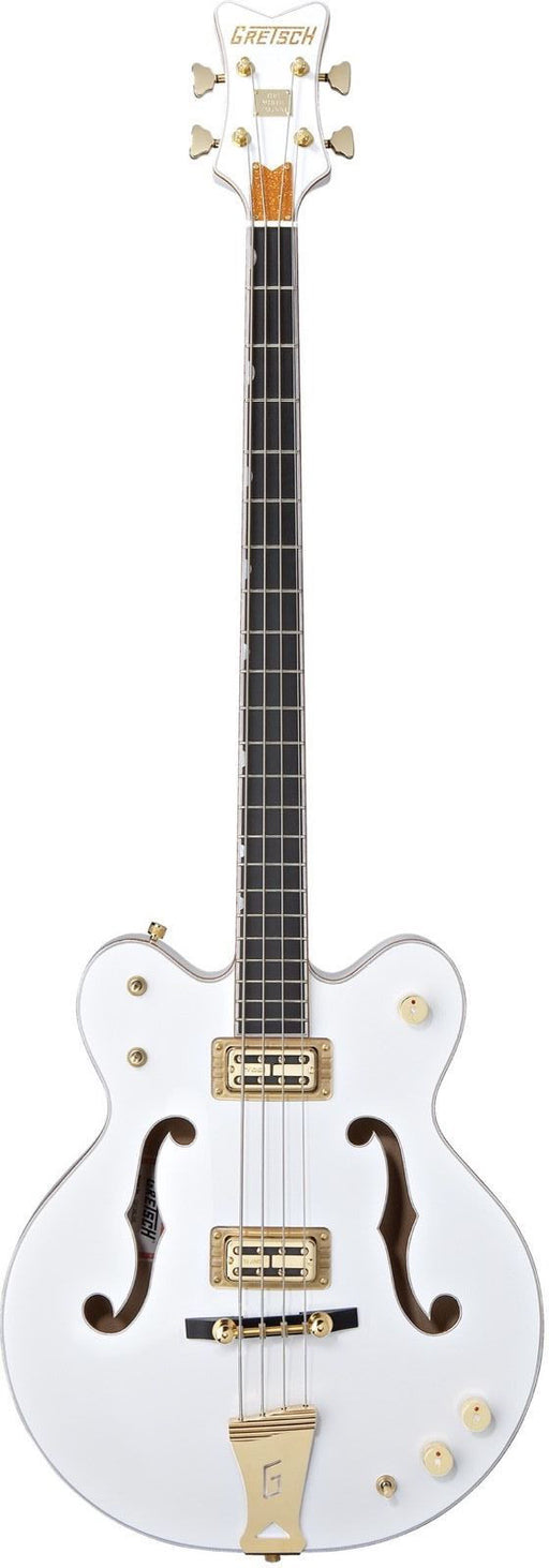 DISC - Gretsch G6136LSB White Falcon Bass - Demo Stock