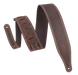 Levy's M17BDS-DBR 2.5" Oiled Leather Strap in Dark Brown
