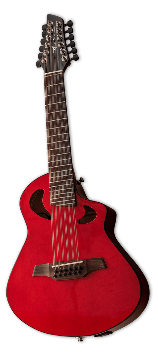 Veillette Avante Gryphon 12 String High Acoustic Electric Guitar Mahogany Stain
